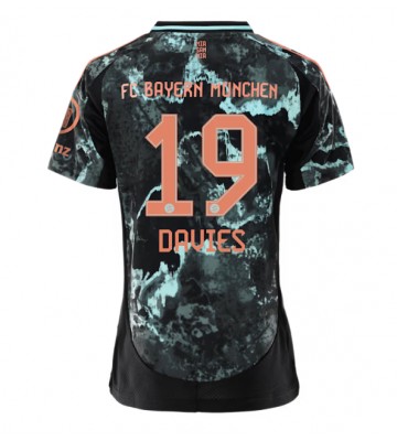 Bayern Munich Alphonso Davies #19 Segunda Equipación Mujer 2024-25 Manga Corta